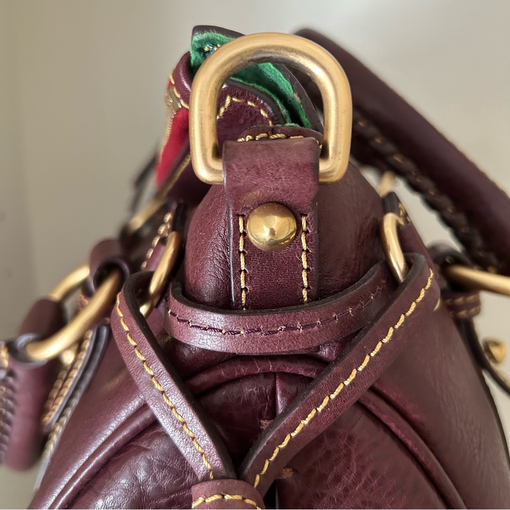 PLUM Dooney & Bourke Florentine Satchel - Picture 13 of 16